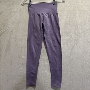 NVGTN Seamless Contour Leggings Ankle Purple Lilac Women's Size XS Activewear